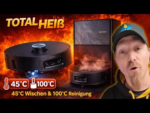 Dreame Aqua10 Ultra Track mit 45°C Wischen & 100°C Selbstreinigung