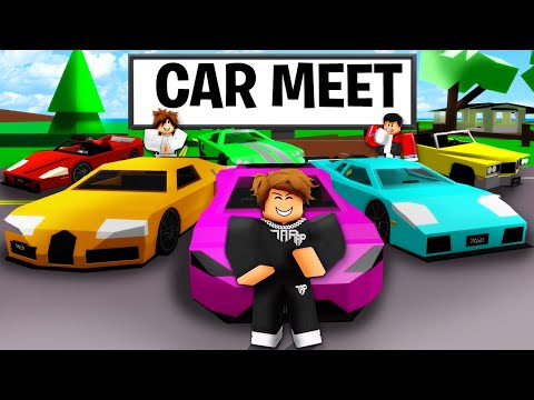I Hosted a CAR MEET in Brookhaven RP!