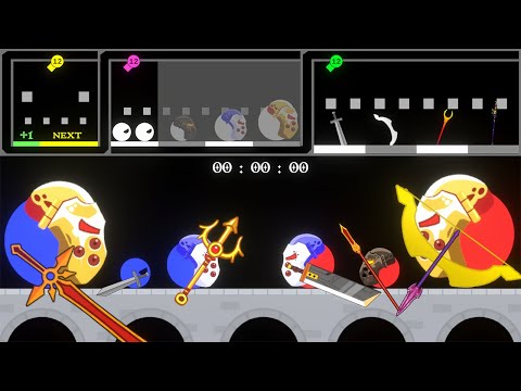 I made a Stickman Fight: Select your body & weapon