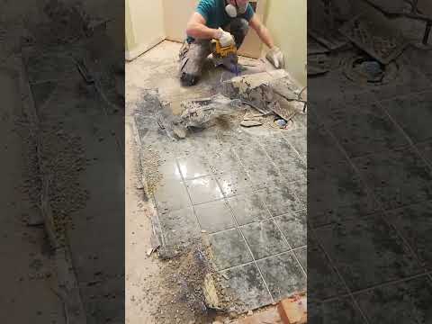 How to Demo a Tiled Floor