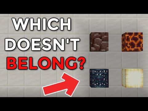 Can YOU guess which of these Minecraft items is the Odd One Out?