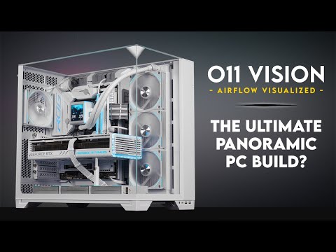 Lian Li O11 VISION; Flex Your Hardware! | All White RTX 4090 Powerful Gaming PC Build