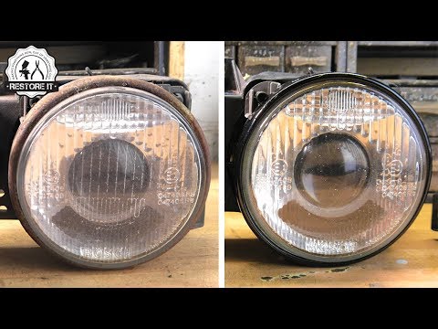 BMW E30 Headlight Restoration | BMW E30 325i Sport Restoration E6 S1