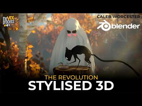 How Stylised 3D in BLENDER Is Beating Big Studios! | Caleb Worcester | TVFXP #61