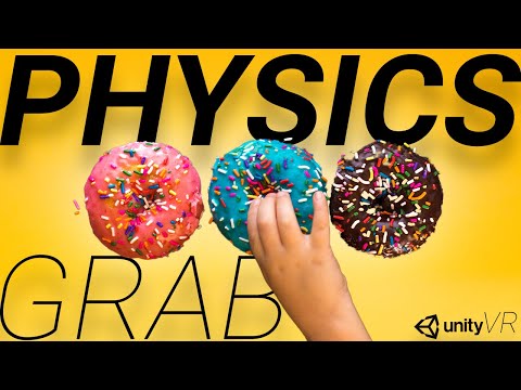 How to Grab Objects and Two Handed Grab in VR - Intermediate Unity VR Tutorial