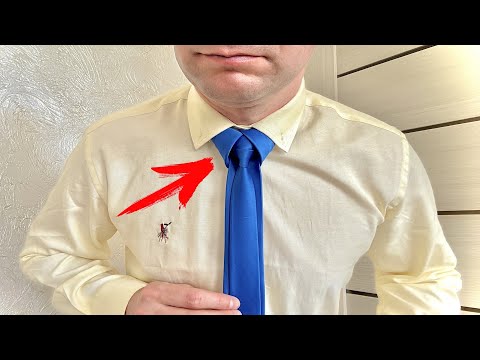 How to tie a tie inside your tie?