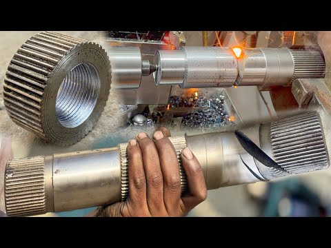 A Broken Hydraulic Lift Shaft of a Massey Tractor was Restored Robustly by an Expert Mechanic