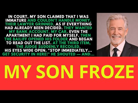 My son demanded all my possessions in court — until the bailiff read out the list...