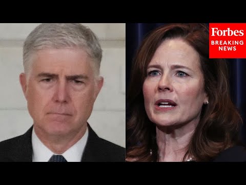 'Yes Or No?': Amy Coney Barrett Presses Lawyer On Neil Gorsuch's Hypothetical About Money Damages