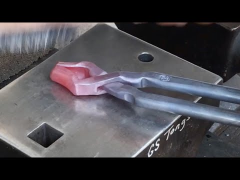 Rivet-less Fixed Size Blacksmith Tong - GS Tongs