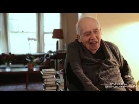 Harold Bloom interview for Yiddish Book Center