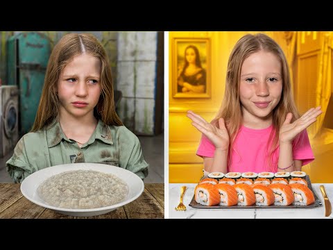 Nastya and Poor VS Rich story