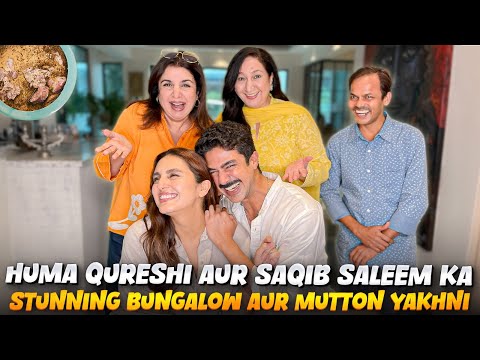 Huma Qureshi & Saqib Saleem Ka Bungalow Tour, Filmy Baatein & Unki Mom Ki Mutton Yakhni!