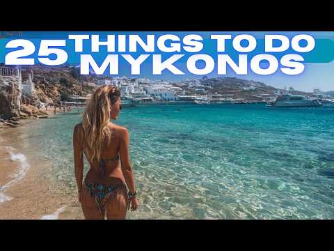 Best Things To Do In Mykonos Greece 4K