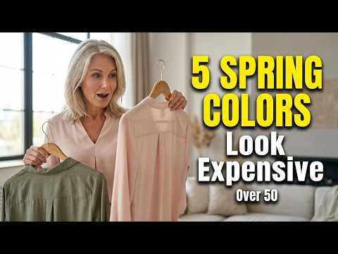 5 Spring Color That Make Women Over 50 Look Expensive & Elegant