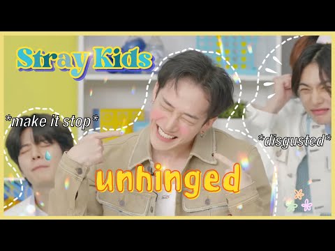 Stray kids 🌟UNHINGED🌟 moments that make me question life.