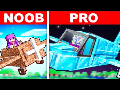 WORKING AIRPLANE Build Challenge in Minecraft!