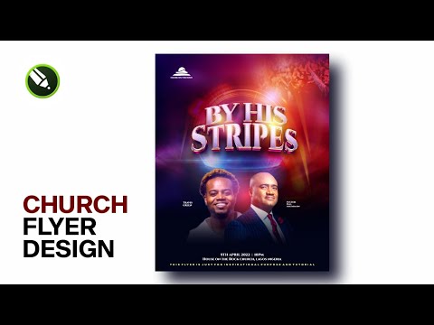 How to Design a Church Flyer | CorelDraw Tutorial