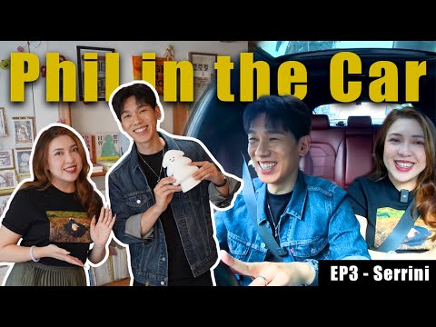 【Phil in the Car🚗 EP3】林奕匡同 樹莉² Serrini 遊車河｜參觀樹店｜多謝Serrini分享驚嚇故事｜誤會成就歌名? 🎤 女一／正能量 活潑 唱歌者 (ft. 填詞人梁嘉茵)