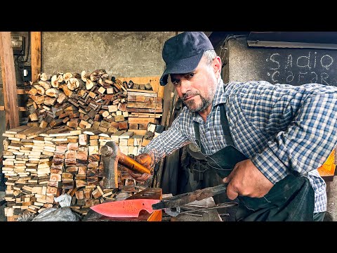 Recycling Metal Hangers into a Sharp Damascus Knife – Damascus Project