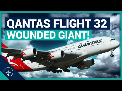 Crippled Airbus A380, saved by Pros! | Qantas flight 32