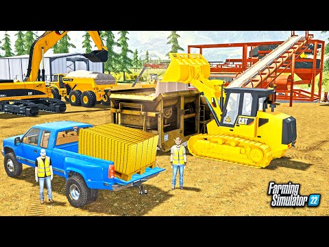 I MADE $4,000,000 GOLD MINING! (BUYING BIGGER MINING EQUIPMENT!) | FS22