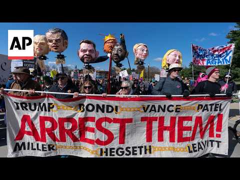 'No Kings' protests draw crowds across US against Trump administration