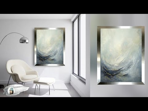 How to Create JAW-DROPPING Textured Paintings with Joint Compound: DIY Textured Wall Art (457)