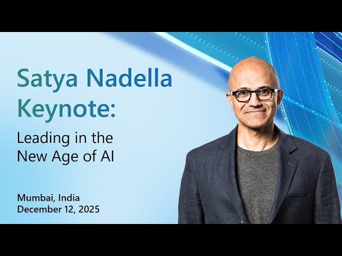 Microsoft AI Tour, Mumbai | Keynote with Satya Nadella