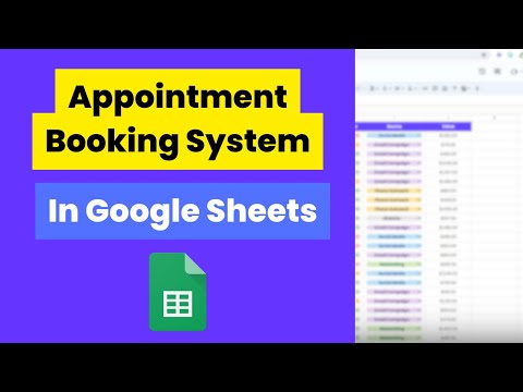 Step-by-Step Guide to Building a Booking System in Google Sheets