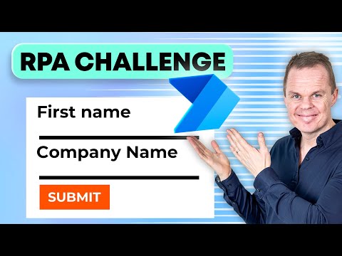 Web Automation and RPA Challenge in Power Automate Desktop - Full Tutorial