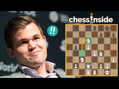 칼슨이 탁월 수 두는 평범한 체스 영상