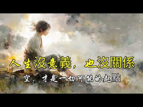 人生沒有意義，也正因如此，它才自由——空才是最大的可能 | 空性思維 | 存在主義焦慮 | 自我實現 | 現代焦慮 | 社會期待 | 無常真相 | 佛法空性 | 放下執著 | 自由的活法