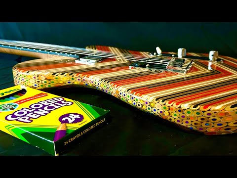 Building a Guitar Out of 1200 Colored Pencils 5.0
