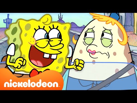 SpongeBob's FIRST Driving Lesson! 🚗 & Every SpongeBob Appearance in The Patrick Star Show | Nick UK