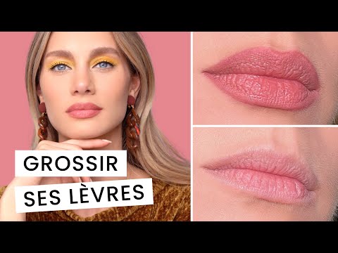 How to MAKE your LIPS BIGGER with discreet makeup 👄 Bye thin lips!