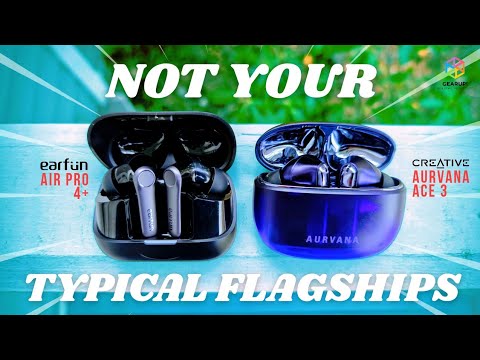 CREATIVE AURVANA ACE 3 vs EARFUN AIR PRO 4+ // Hybrid driver flagships on a budget