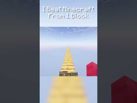 Part 32. I Beat Minecraft From 1 Block
