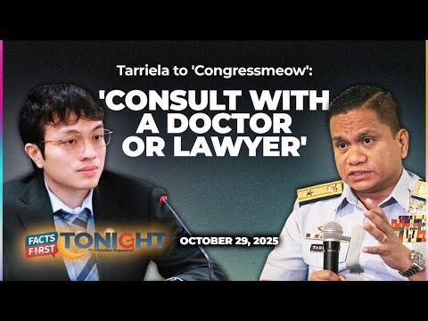 Commodore Tarriela responds to Cong. Kiko Barzaga