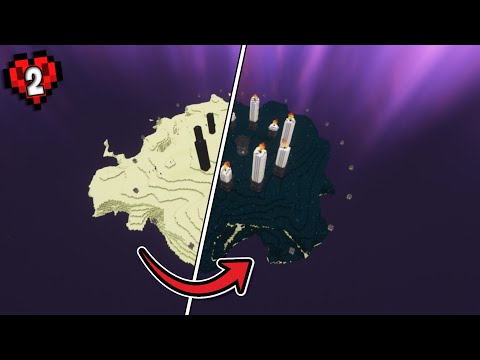 I Transformed the END into the DEEP DARK in Minecraft Hardcore