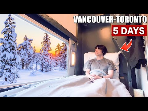 🇨🇦Riding the Canada's Greatest Sleeper Train || The Canadian (Vancouver→Winnipeg)