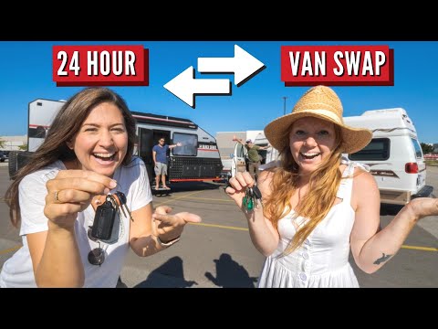 We Swapped Our Vans for 24 hours (Campervan VS Trailer)