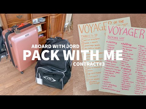 ABOARD WITH JORD: what I'm packing for my 3rd cruise ship contract *pack with me*