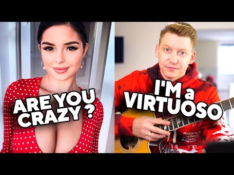 GUITARIST VIRTUOSO pretends to be a BEGINNER in OMEGLE blow MINDS