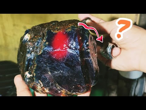 RUB the rarest stone! The owner asked to rub the petrified sap so it can be used for fishing. Thi...