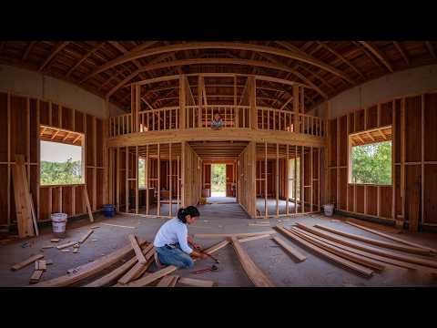 A young mother amazed everyone by REVIVING a collapsed house after 101 days.@Lý Tiểu Uyên