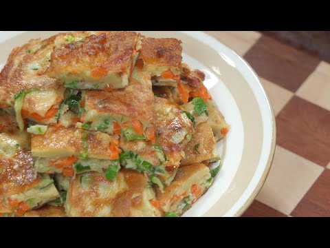 Cucumber Egg Pancake | Simple Clean-Taste Snack