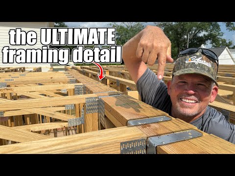 A Framing Detail You CAN'T Miss, Floor Trusses Done! - DIY Dream House Ep11
