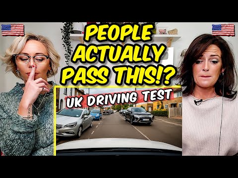 Americans React: UK Driving Test! So Strict! First Time Reaction!