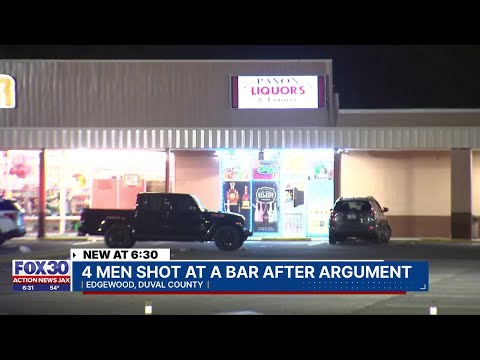 Four people shot overnight at an Edgewood bar, suspect still at large